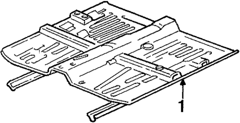 Floor for 1995 Honda Civic #0