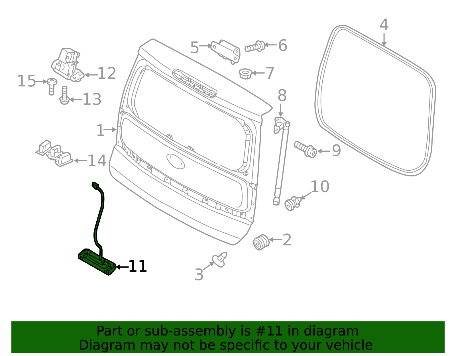 81720-B2000 - Release Handle 2014-2019 Kia | Kia.Parts Store