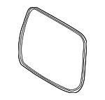 87321B2000 - : Weatherstrip for Kia: Soul, Soul EV Image