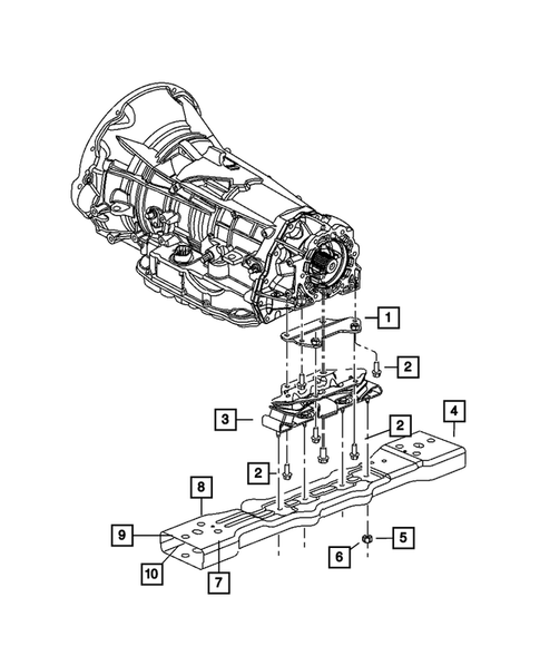 Engine Mounting for 2005 Jeep Liberty #0