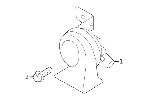 Horn for 2022 Hyundai Accent #0