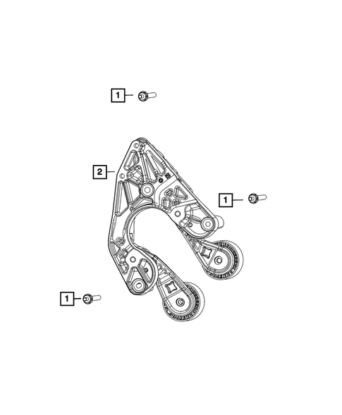 Pulleys and Related Parts for 2022 Jeep Grand Cherokee #1