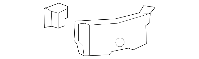 2015-2019 Chevrolet Passenger Side Front Bumper Fascia Guide 23465293 ...