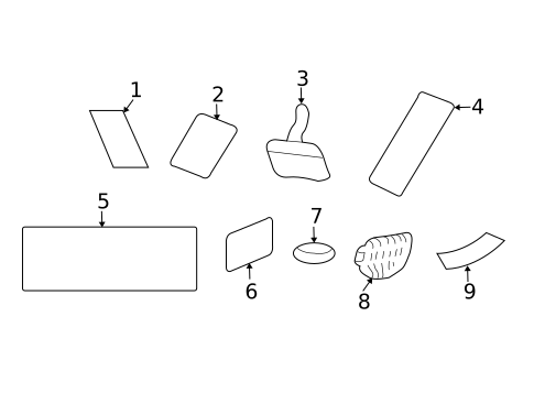 Labels for 2022 Honda Pilot #0