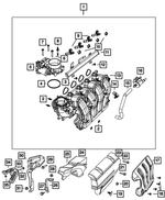 6511002AA - 2.4L Gas; Engine: Hex Flange Head Bolt, Mounting for Chrysler: 200 | Dodge: Dart | Fiat: 500X | Jeep: Cherokee, Compass, Renegade | Ram: ProMaster City Image