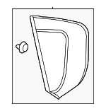 65240AN020 - Body: Pillar Molding for Subaru: Legacy Image