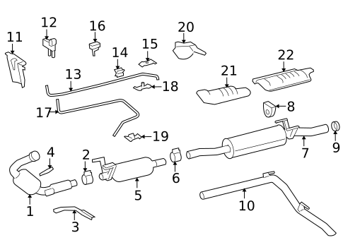 Exhaust Components for 2009 Dodge Sprinter 3500 #0