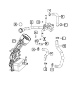 68147603AB - Cooling: Clamp for Mopar Image