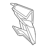 4H0117336D - Cooling System: Air Duct for Audi: A8 Quattro Image