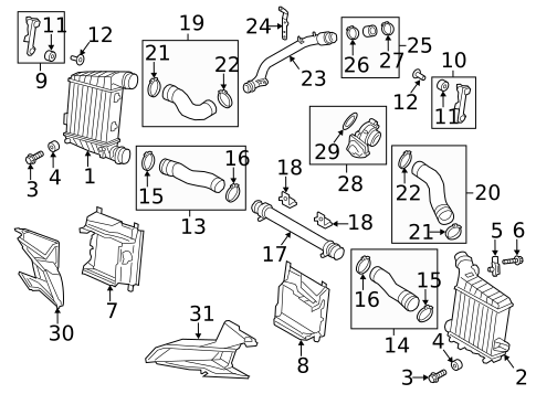 Throttle Body for 2016 Audi A8 Quattro #0