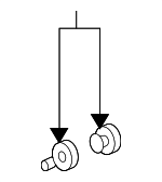55134502 - Body: Latch Washer for Dodge: B150, B1500, B250, B2500, B350, B3500, Ram 1500 Van, Ram 2500 Van, Ram 3500 Van Image
