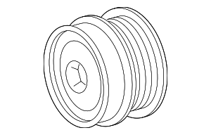 274150W280 - Electrical: Pulley for Toyota: GR Corolla Image