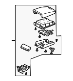 83405SZ3A41ZA - Body: Armrest Assembly for Acura: RL Image