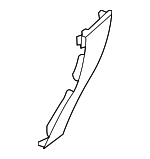 66950EA000 - Body: Cowl Trim Finisher for Nissan Image