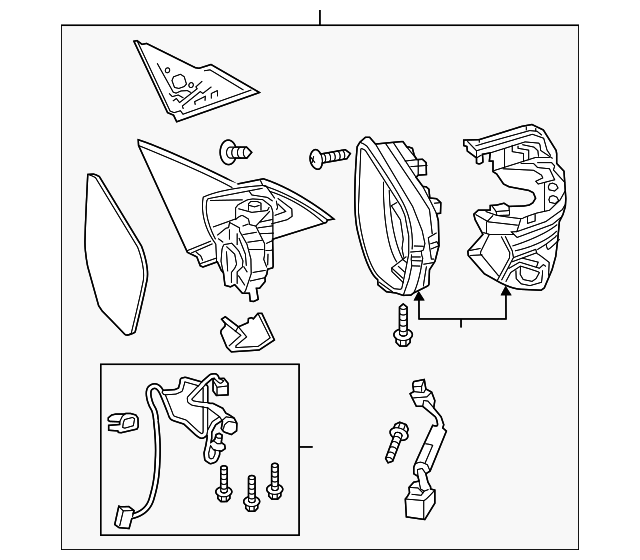 2017-2021 Honda Civic Mirror Assembly 76208-TBC-A03ZA | OEM Parts