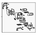 10333613 - Body: Console Assembly for Chevrolet: Venture | Oldsmobile: Silhouette | Pontiac: Montana Image
