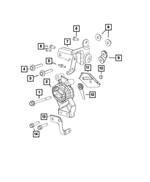 6508745AA - 5.7L HEMI Gas; Engine: Hex Head Bolt And Coned Washer, Mounting for Mopar Image