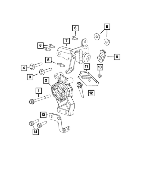 Engine Mounting for 2019 Ram 1500 #0