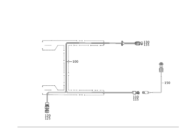 2035404307 - Electrical Equipment and Instruments: Wiring Harness for Mercedes-Benz Image image