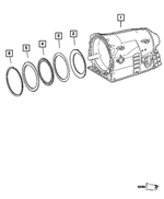 52108356AA - Automatic Transmission 5 Speed [DGJ]: Spring Disc for Chrysler: 300, Crossfire | Dodge: Challenger, Charger, Durango, Magnum, Nitro, Sprinter 2500, Sprinter 3500 | Jeep: Commander, Grand Cherokee, Wrangler, Wrangler JK Image