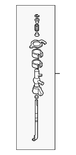 8J0711112B - Body: Shift Lever for Audi: TT, TT Quattro, TT RS Quattro, TTS Quattro Image