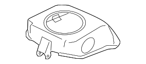 8W0611367 - Body: Brake Master Cylinder Reservoir Cap for Audi Image