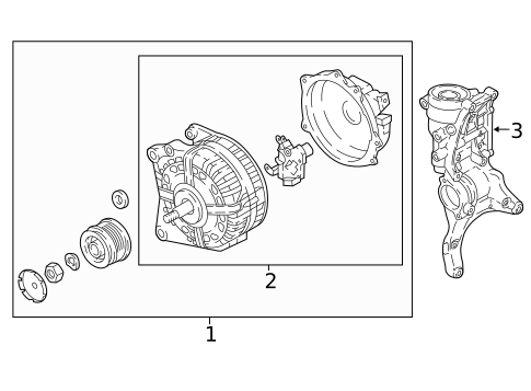 Alternator for 2019 Volkswagen Passat #0