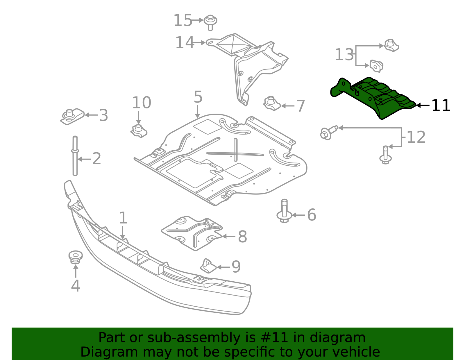 BL3Z-5D032-A - Skid Plate - 2011-2014 Ford F-150 | Eastgate Ford Parts