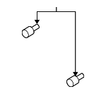 5482088 - Electrical: Tail Lamp Assembly Clip for Chevrolet: Equinox | Pontiac: Torrent Image