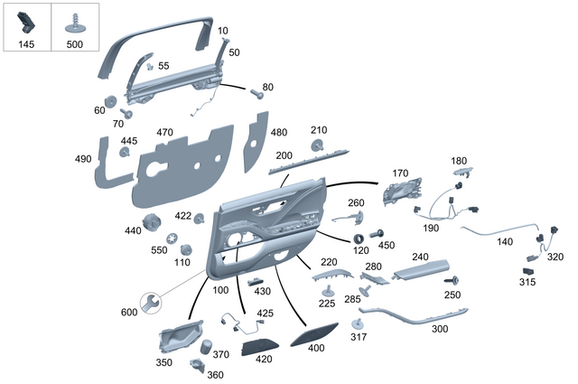 2239063504 - Electrics and Function: Projector for Mercedes-Benz: 350SD, Maybach EQS 680 SUV, Maybach S580, Maybach S680, S500, S580, S580e, S63 AMG E Performance Image
