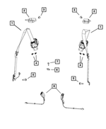 5029126AD - Restraints: Seat Belt Turning Loop, Right for Mopar Image