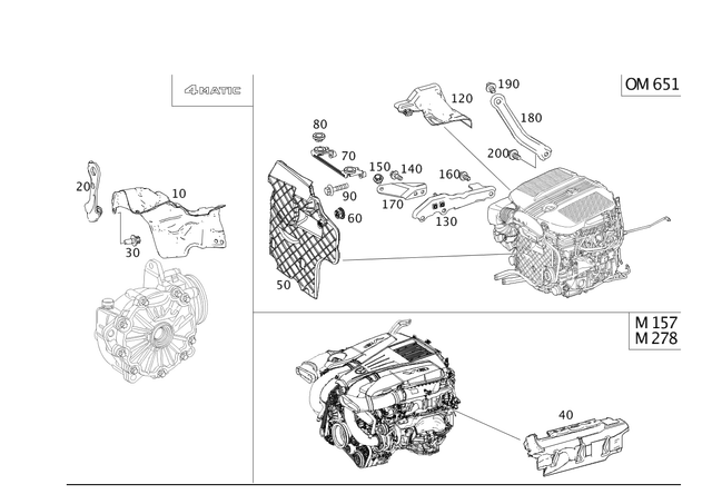 2782262185 - Attachment Parts for Units: Noise Insulation for Mercedes-Benz Image image