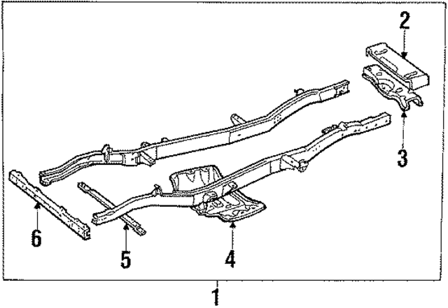J5363234 - Body: Frame Assembly for Mopar Image
