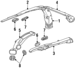 4677182 - Body: Duct for Chrysler: Grand Voyager, Town &amp; Country, Voyager | Dodge: Caravan, Grand Caravan Image