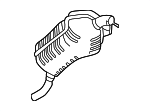 3B0253609H - Exhaust: Muffler for Volkswagen: Passat Image