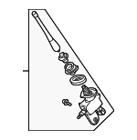 39150S2AA01 - Electrical: Antenna Assembly for Honda: S2000 Image