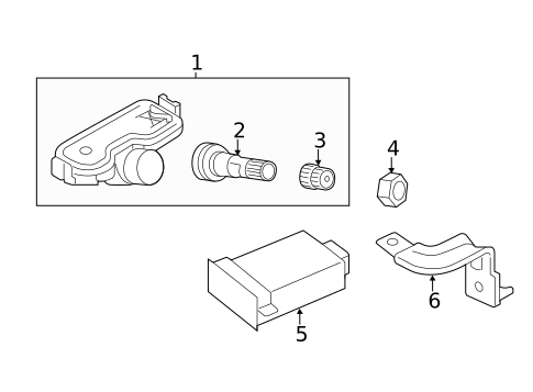 Tire Pressure Monitor Components for 2017 Kia Forte #0