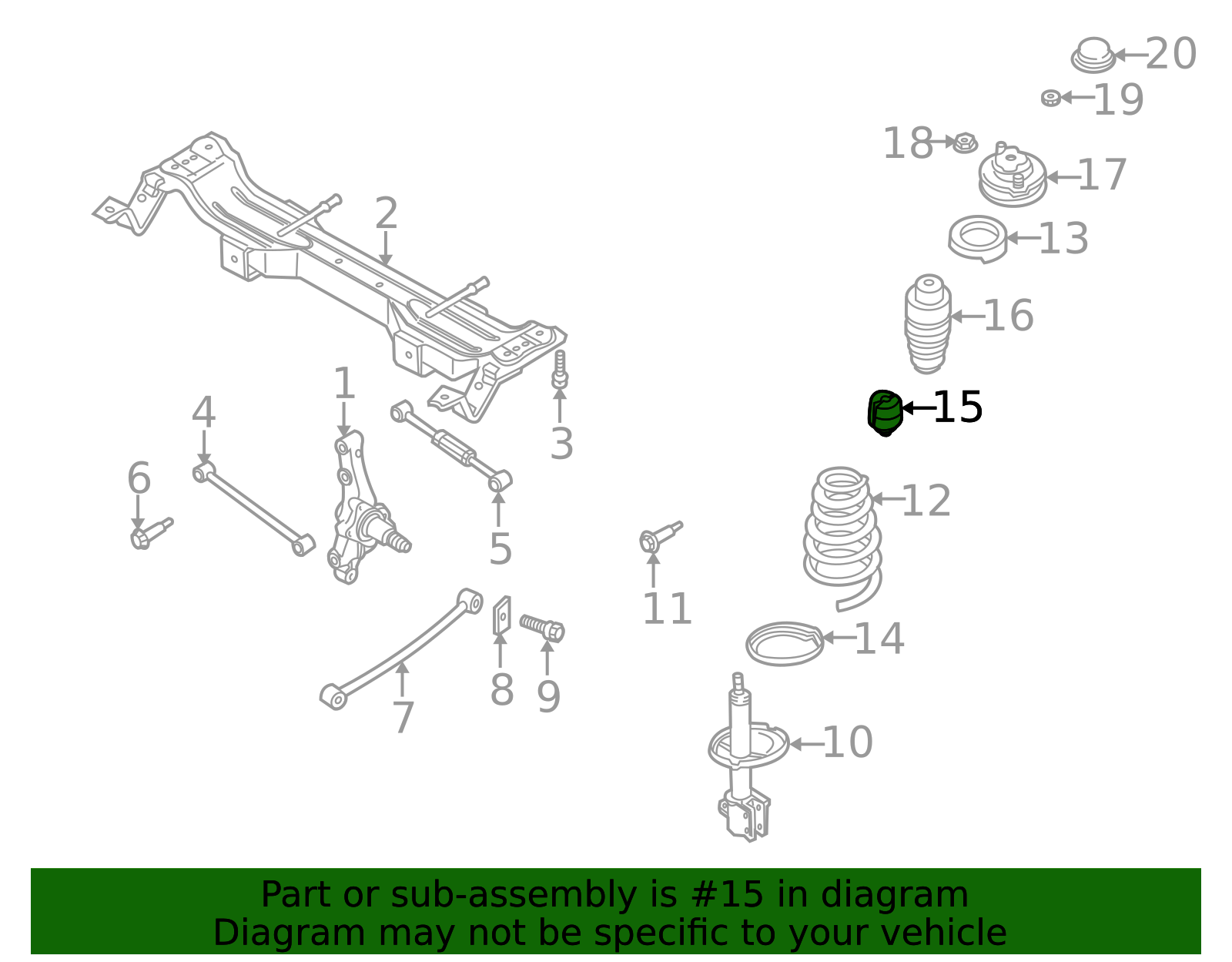 0K2SA-28111 - Bumper 2002-2004 Kia Spectra | Kia.Parts Store