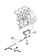 4761364AB - Electrical: Nut, Mounting for Dodge: Ram 2500, Ram 3500 | Ram: 2500, 3500 Image