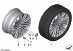 36112284250 - : Light Alloy Rim 36907111 for BMW Image