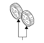 90573286 - Engine: Camshaft Gear for Saab: 9-5, 900, 9000 Image