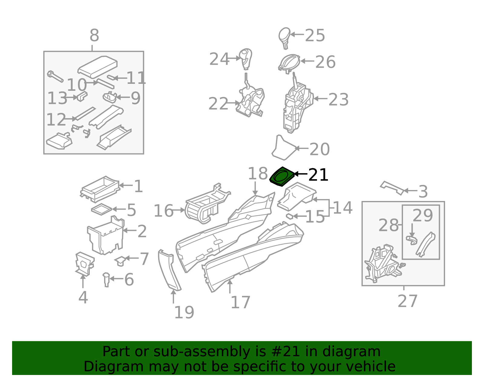77296-SNA-D41ZA - 2006-2011 Honda Civic - Panel Front (Inner