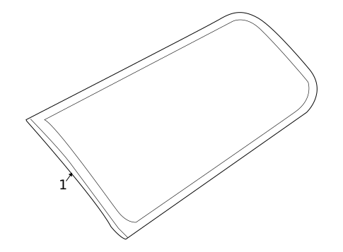 Glass & Hardware for 2007 Volvo V50 #0