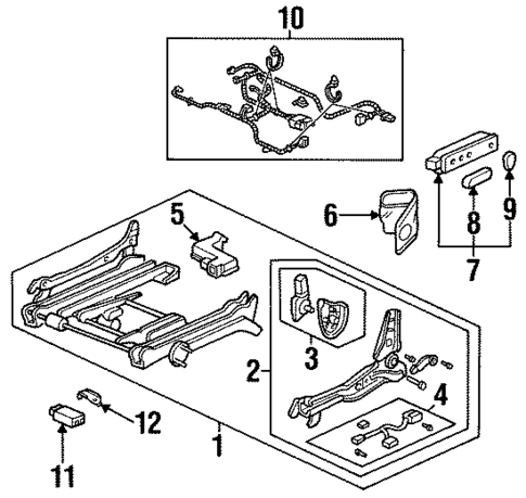 Heated Seats for 1998 Acura CL #1