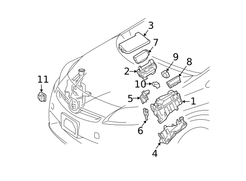 Electrical Components for 2015 Toyota Prius #1