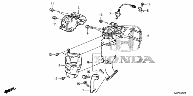 Converter (L4) for 2017 Honda Accord #0