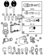 5293045AH - : Keyless Entry Receiver for Chrysler: PT Cruiser | Dodge: Neon Image