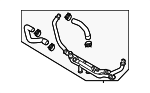 4E122050 - Cooling System: Hose &amp; Tube Assembly for Volkswagen Image