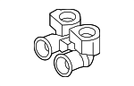 1K0121087B - HVAC: HVAC Heater Hose Connector for Volkswagen Image