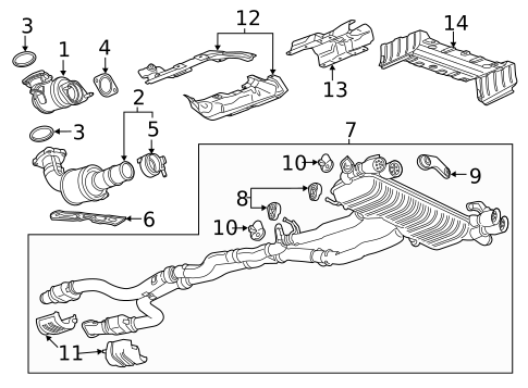 Exhaust Components for 2021 Chevrolet Camaro #0